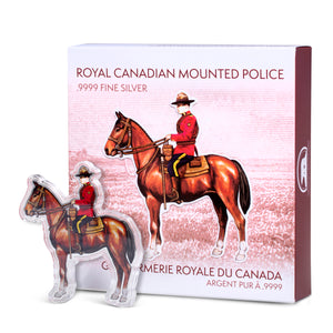 Real Shape Iconic Canada: RCMP - Pure Silver Piece