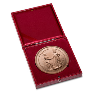 1876 Indian Treaty Medal Re-strike - Bronze Piece