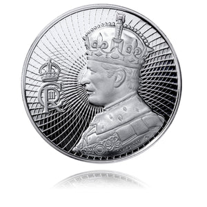 The Coronation of King Charles III  One Ounce Fine Silver Medallion
