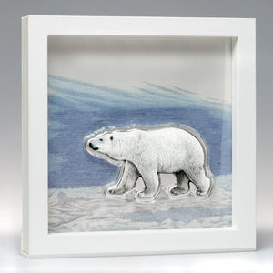 Real Shape Iconic Canada: Polar Bear - Pure Silver Piece