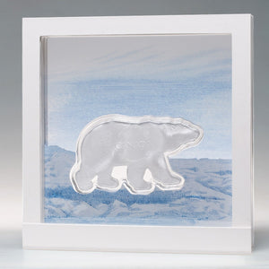 Real Shape Iconic Canada: Polar Bear - Pure Silver Piece